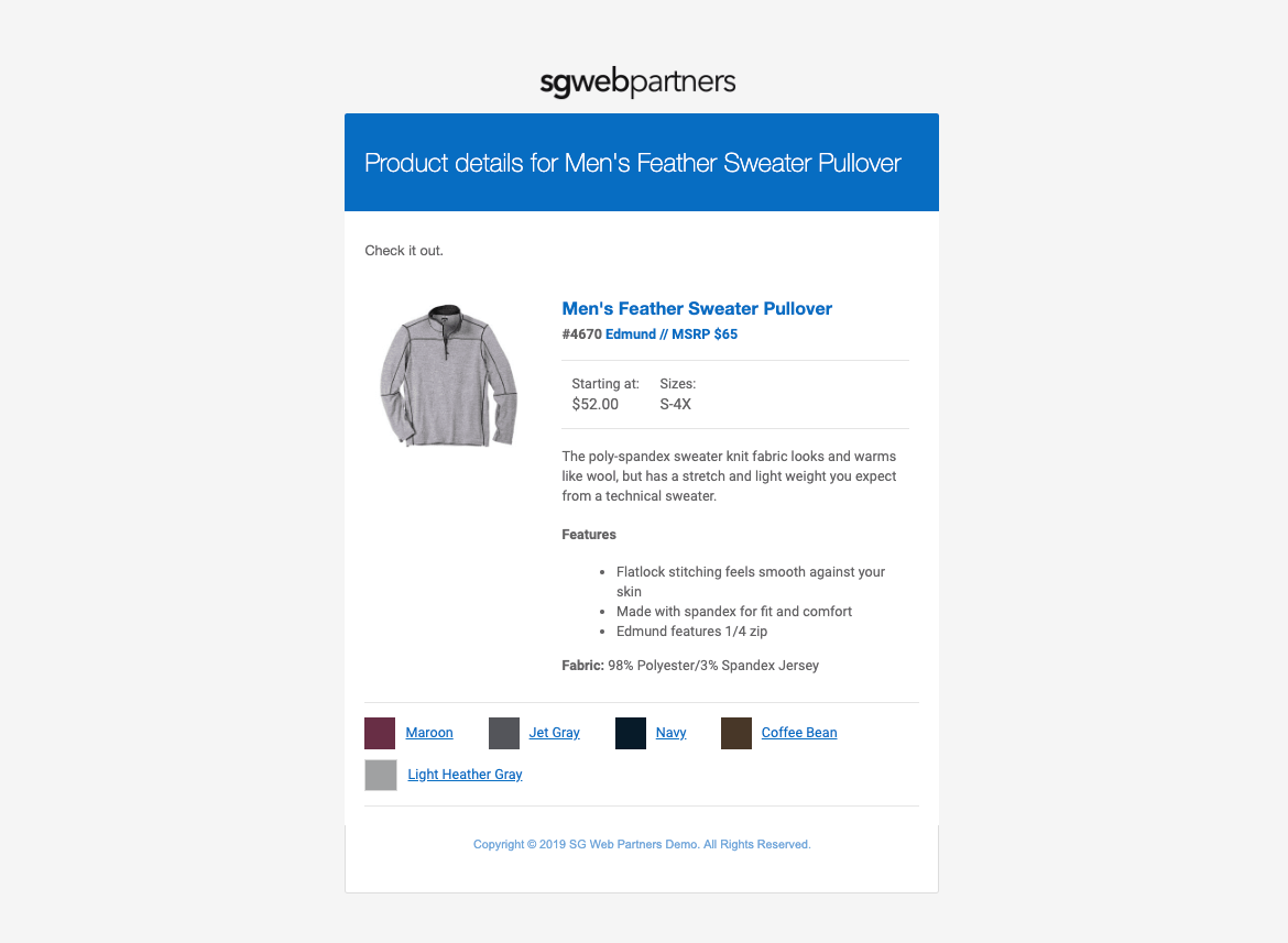 woocommerce-email-product-page