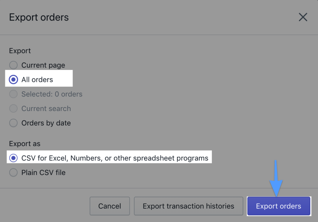 shopify-to-woocommerce-migrate-customers-csv-export-all-orders