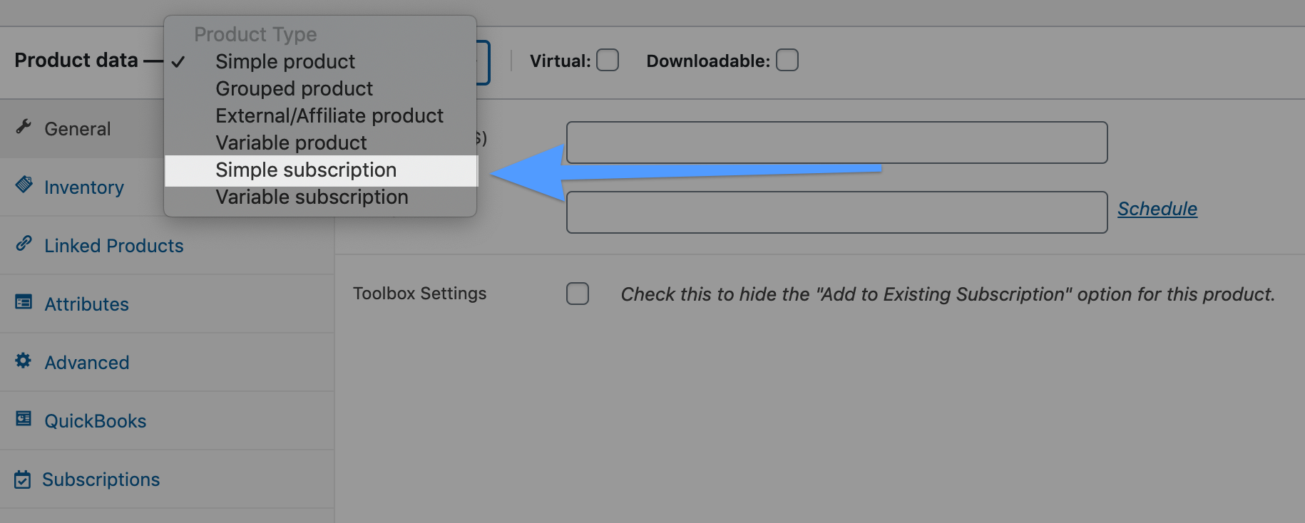 How to setup a simple subscription product in WooCommerce Subscriptions?