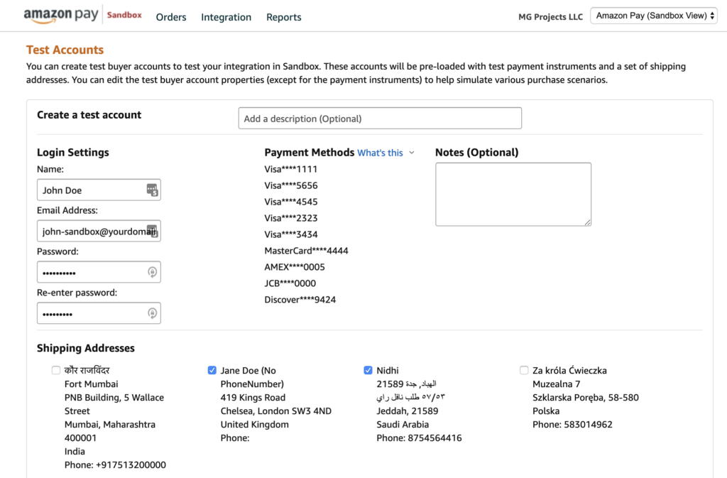 amazon-pay-woocommerce-create-test-account