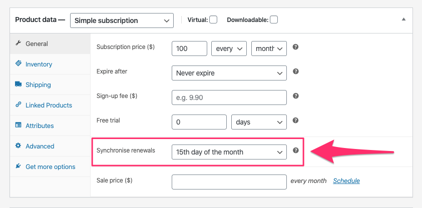 woocommerce-subscriptions-synchronise-renewals