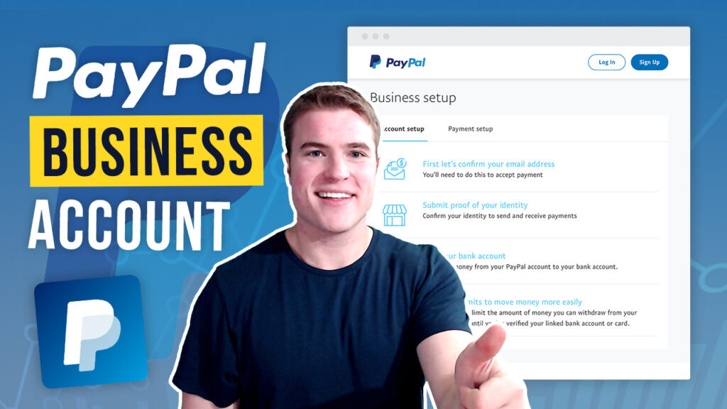 how do i add a business account to my paypal